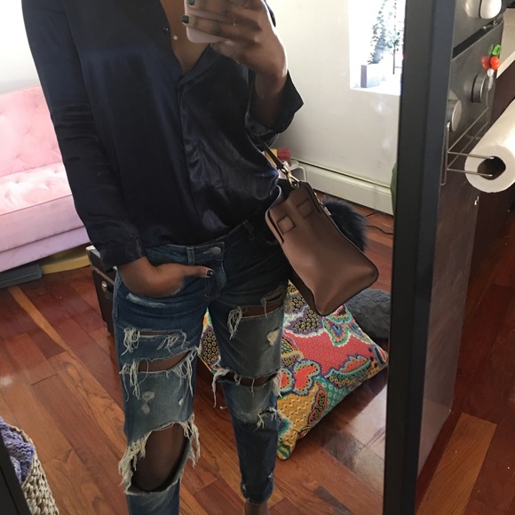 Michael Kors Dillon Nude Satchel Bag - Picture 6 of 7